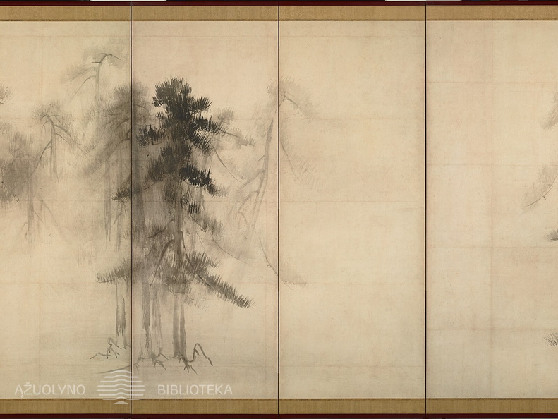 Hasegawa Tohaku. Pušys. 1550 m.