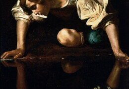 Karavadžas. Narcizas prie šaltinio. 1597–1599 m.