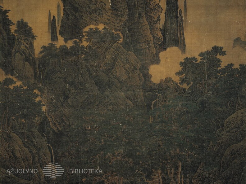 Li Tang. Vėjas pušyse plačiuose slėniuose. 1124 m.