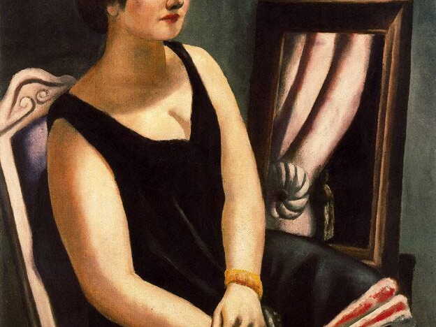 Maksas Bekmanas. Minos Beckmann-Tube portretas. 1924 m.