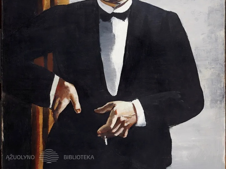 Maksas Bekmanas. Autoportretas. 1927 m.