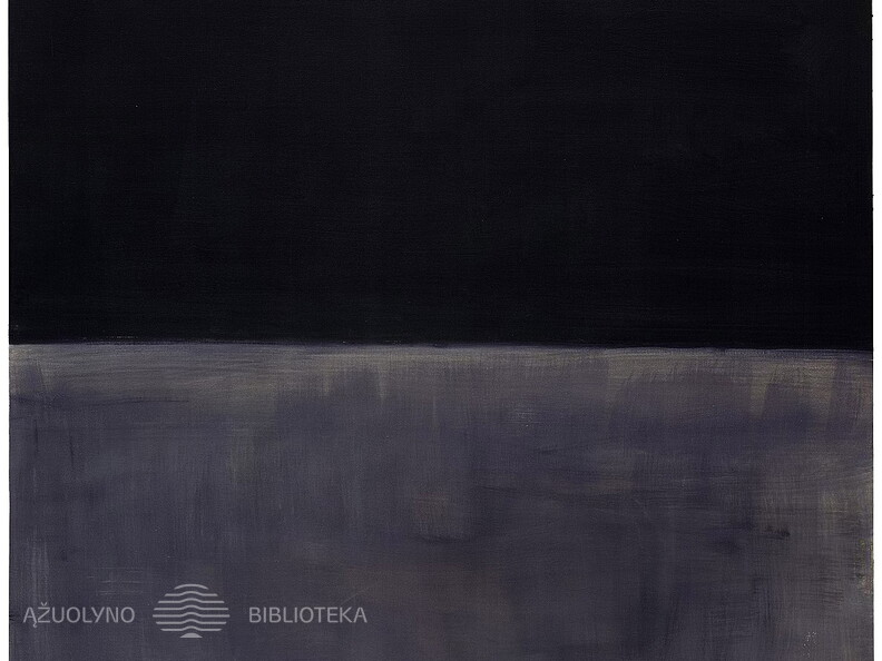 Markas Rotko. Juoda ant pilko. 1969–70 m.