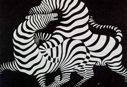 Viktoras Vazarelis. Zebrai. 1937 m.