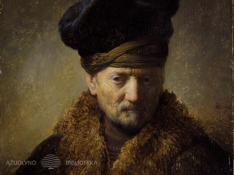 Rembrantas. Rembranto tėvo portretas. 1630 m.