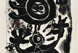 Žoanas Mirò. Grand Personnage Noir. 1948 m.