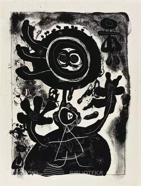 Žoanas Mirò. Grand Personnage Noir. 1948 m..jpg