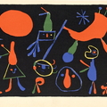 Žoanas Mirò. Simboliai juodame fone. 1948 m.