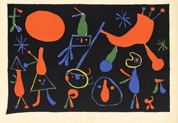 Žoanas Mirò. Simboliai juodame fone. 1948 m.