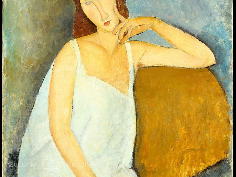 Amedėjas Modiljanis. Jeanne Hébuterne. 1919 m.