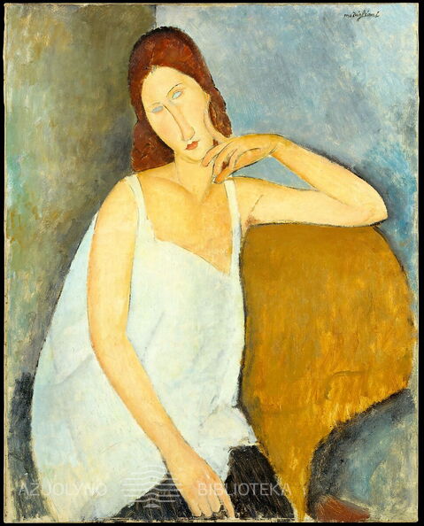Amedėjas Modiljanis. Jeanne Hébuterne. 1919 m..jpg