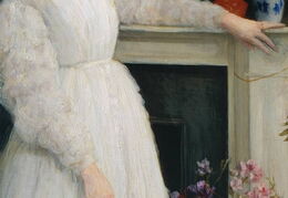 Džeimsas Vistleris. Simfonija baltoje spalvoje Nr. 2. 1864 m.