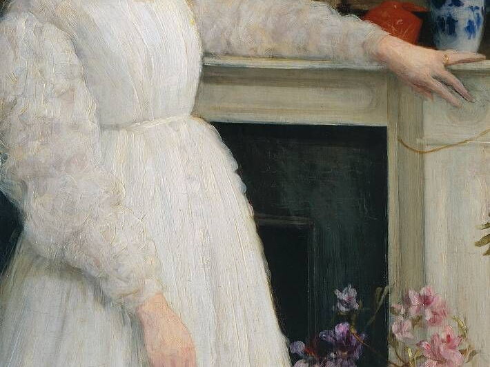 Džeimsas Vistleris. Simfonija baltoje spalvoje Nr. 2. 1864 m.