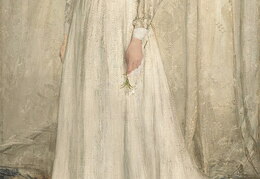 Džeimsas Vistleris. Simfonija baltoje spalvoje Nr. 1. 1862 m.