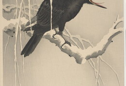 Ohara Koson. Karksinti varna. 1900 m.