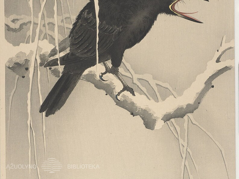 Ohara Koson. Karksinti varna. 1900 m.