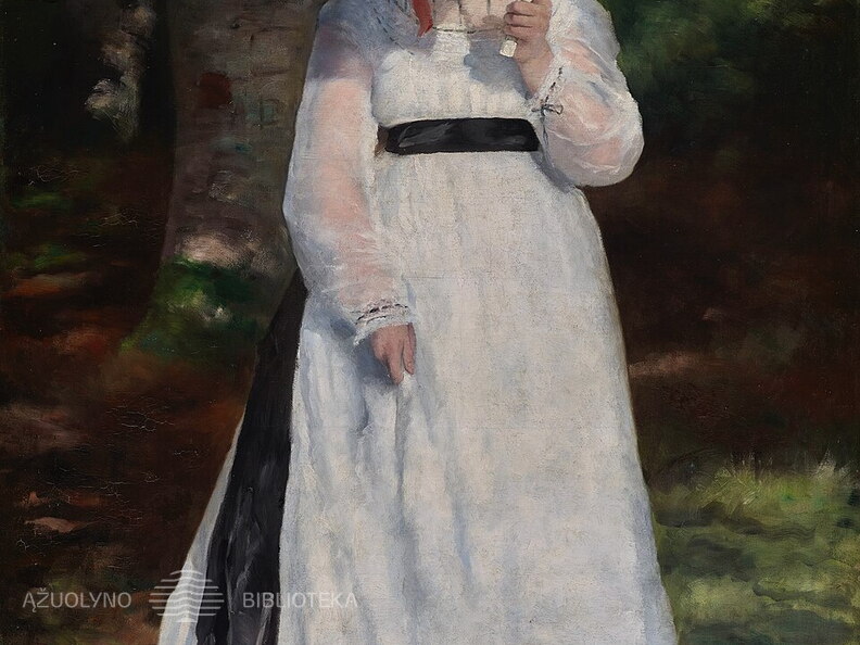 Pjeras Ogiustas Renuaras. Liza su skėčiu. 1867 m.