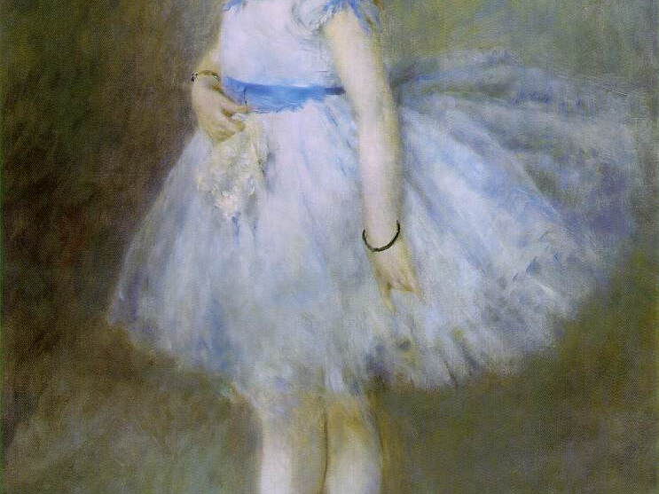 Pjeras Ogiustas Renuaras. Šokėja. 1874 m.