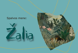 Spalvos mene. Žalia