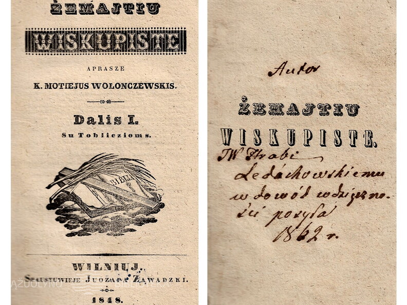 Žemajtiu wiskupistę / aprašė K. Motiejus Wolonczewskis 