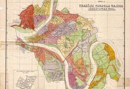 Kauno miesto pradinių mokyklų rajonų žemėlapis