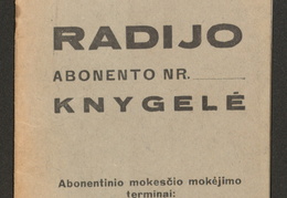 Radijo zuikiams nereikia abonentų knygelės