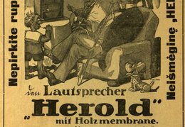 „Nepirkite ruporo neišmėginę „Herold“. 2000 metrų.-1928, nr. 6, p. nenumeruotas.