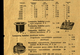 S. Brašiškio „Radio laboratorijos“ reklaminis leidinys. „Radio laboratorija: dalys ir medžiaga radio aparatams“: [reklama]. – Šiauliai: Savičo ir Šumkauskio spaustuvė, [1924].