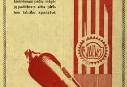„Valvo tinka kiekvienam [...] radio aparatui.“ Meno dienos.-1934, nr. 1, p. nenumeruotas.