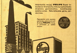 „Radio Philips 1932.“ Bangos.-1932, nr. 6, p. nenumeruotas.