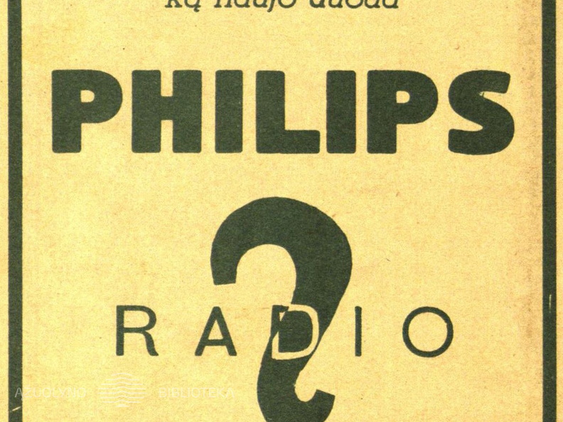 „Ar Jūs jau žinote...?“ Bangos.-1932, nr. 36, p. nenumeruotas.