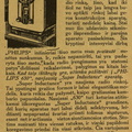 „Naujas aparatas su naujomis konstravimo idėjomis.“ Radio bangos.-1933, nr. 5, p. 7.