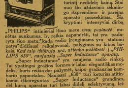 „Naujas aparatas su naujomis konstravimo idėjomis.“ Radio bangos.-1933, nr. 5, p. 7.