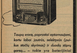 „Ten, kur nėra elektros tinklo.“ Ūkininko patarėjas.-1937, nr. 44, p. 16.