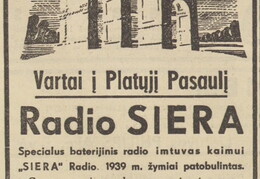 „Vartai į platųjį pasaulį“. Ūkininko patarėjas.-1938, nr. 50, p. 19.