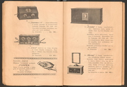 Radijo imtuvų pavyzdžiai kataloge. Iliustruotas radio-katalogas / H. Gladšteinas. – Kaunas: [H. Gladšteinas], [1929], p. 8-9.