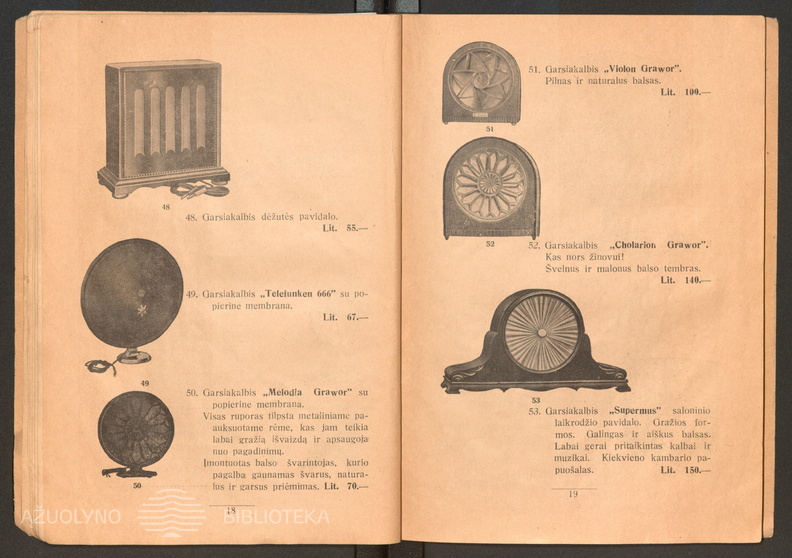 Gladšteinas, H.-Iliustruotas radio-katalogas.-Kaunas, 1929, p. 18-19.jpg