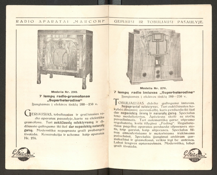 Radio aparatų Marconi 1934 metams katalogas, p. 3-4.jpg