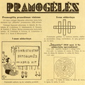 Skilties „Pramogėlės“ nauji uždaviniai ir nr. 2 užduočių sprendimai. Žiburėlis.-1934, nr. 3, p. 15.