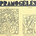 Nauji skilties „Pramogėlės“ galvosūkiai. Žiburėlis.-1934, nr. 10, p. 15.