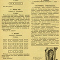 Skilties „Laisvajai valandėlei“ nauji galvosūkiai ir nr. 9 užduočių sprendimai. Žiburėlis.-1939, nr. 10, p. 160.