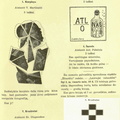 Skilties „Laisvajai valandėlei“ nauji galvosūkiai ir dalies jų sprendimai (sprendimai prijungti iš nr. 3, p. 54). Žiburėlis.-1940, nr. 2, p. 33.
