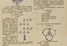 Skilties „Laisvajai valandėlei“ nauji galvosūkiai ir nr. 3 užduočių sprendimai. Žiburėlis.-1941, nr. 4, p. 65.