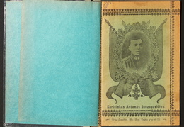 Knygos viršelis. Biržys, Petras. „Karininkas Antanas Juozapavičius: (bijografija)“ – Kaunas: leidėjas M. Yčas, 1923. 