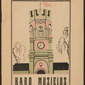 Knygos viršelis. Akiras. „Karo muziejus“. Kaunas: leidėjas Amerikos lietuvis Juozas Balčiūnas, 1930.