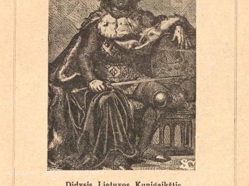 Didžiojo Lietuvos kunigaikščio Vytauto portretas. Akiras. „Karo muziejus“, 1930.