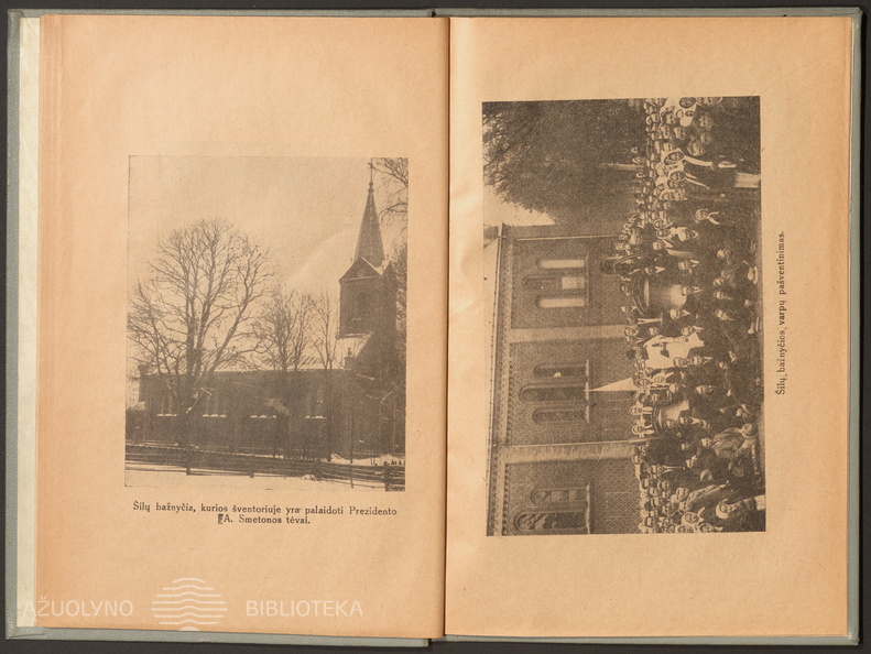 Šilų Šv. Jėzaus Vardo bažnyčia (Panevėžio r.). Akiras. „Lietuvos miestai ir miesteliai. Taujėnai“ – Kaunas: išleido Vl. Dagilis, nr. 2, 1928, p. 30-31.