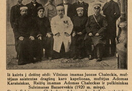 Musulmonų bendruomenės atstovai. Akiras-Biržys. „Lietuvos miestai ir miesteliai. Alytaus apskritis: dzūkų kraštas“ – Kaunas: leidėjas Amerikos lietuvis Juozas Bičiūnas. „Dirvos“ b-vės sp., t. 1, 1931, p. 631.