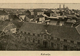 Kalvarija. Akiras-Biržys. „Lietuvos miestai ir miesteliai. Marijampolės apskritis“ – Kaunas-Marijampolė: „Dirvos“ b-vės leidinys, t. 6, 1937, nenumeruota įklija.