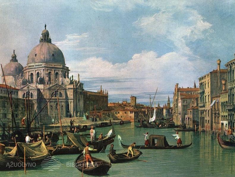 Canaletto. Didysis kanalas ir Švč. Marijos Sveikatos bazilika. 1730 m.