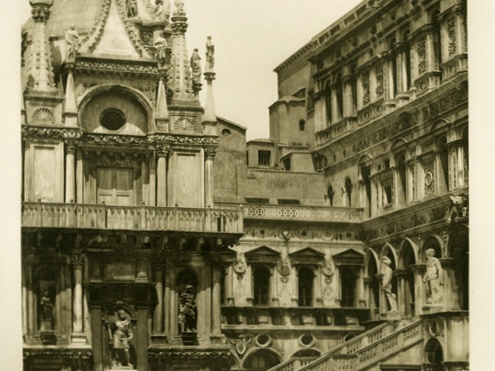 Ferdinand Ongania. Milžino laiptai. Fotograviūra. 1891 m.